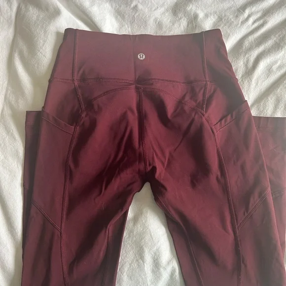 Lululemon wunder under with pocket 25" - Picture 2 of 2